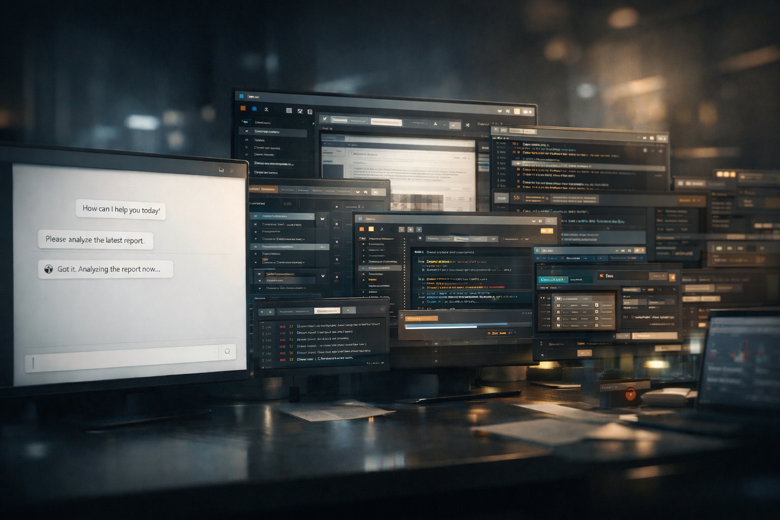 Moving from chat prompt into a full working environment